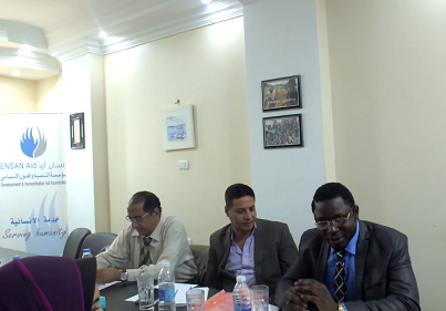 زيارة السيد كونفى مسؤل العلاقات الدولية منظمة إنسان آيد غرب أفريقيا